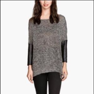 💃🏼NWT H&M Divided Faux Leather Sleeve💃🏼